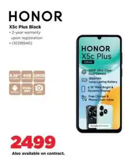 HiFi Corp HONOR X5c Plus Black offer