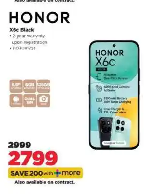 HiFi Corp HONOR X6c Black offer