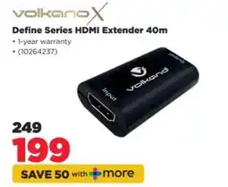 HiFi Corp Volkano X Define Series HDMI Extender 40m offer