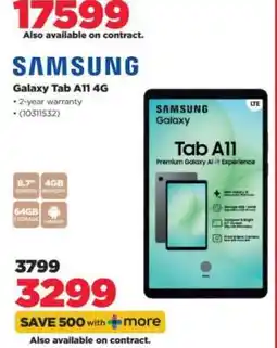 HiFi Corp Samsung Galaxy Tab A11 4G offer