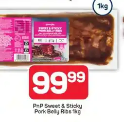 Pick n Pay Hypermarket PnP Sweet & Sticky Pork Belly Ribs 1kg offer