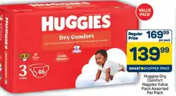 Pick n Pay Hypermarket Huggies Dry Comfort Nappies Value Pack offer