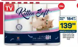Pick n Pay Hypermarket Kitten Soft 2 Ply Toilet Tissue 24s offer