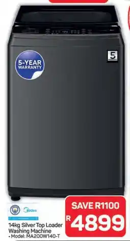 Pick n Pay Hypermarket 14kg Silver Top Loader Washing Machine offer