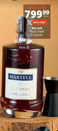 Checkers Martell Blue Swift Cognac offer