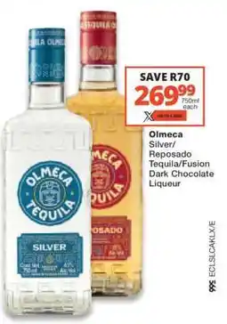 Checkers Olmeca Silver/Reposado Tequila/Fusion Dark Chocolate Liqueur offer