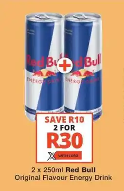 Checkers Red Bull Original Flavour Energy Drink offer