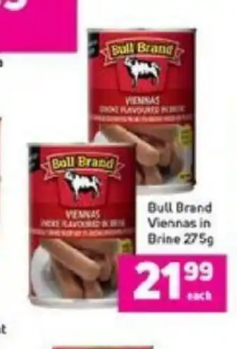 Game Bull Brand Viennas in Brine 275g offer