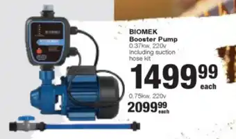 Build It Biomek Booster Pump offer