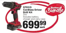 Build It Steco Cordless Driver Drill Kit offer