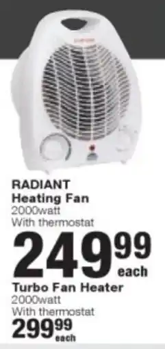 Build It Radiant Heating Fan offer