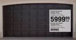 Build It Single Sectional Garage Door offer