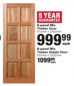 Build It 8-panel Mix Timber Door offer