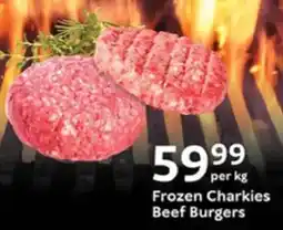 Oxford Freshmarket Frozen Charkies Beef Burgers offer