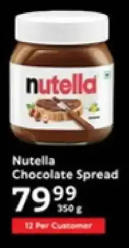 Oxford Freshmarket Nutella Chocolate Spread offer