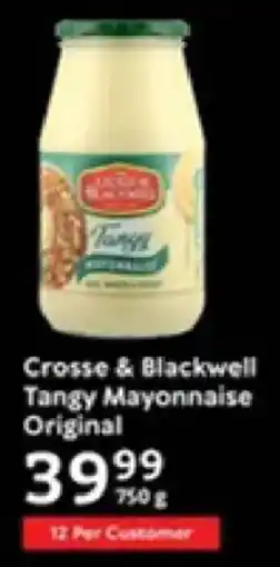 Oxford Freshmarket Crosse & Blackwell Tangy Mayonnaise Original offer