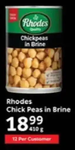Oxford Freshmarket Rhodes Chick Peas in Brine offer
