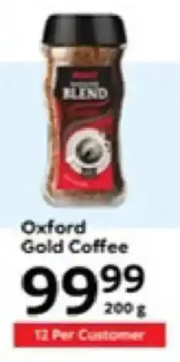 Oxford Freshmarket Oxford Gold Coffee offer