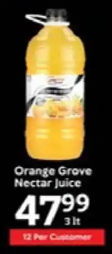 Oxford Freshmarket Orange Grove Nectar Juice offer