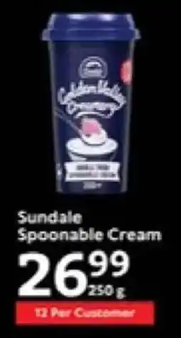 Oxford Freshmarket Sundale Spoonable Cream offer