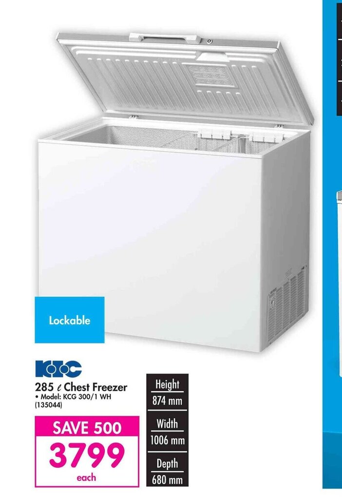 Makro KIC - 285L Chest Freezer offer