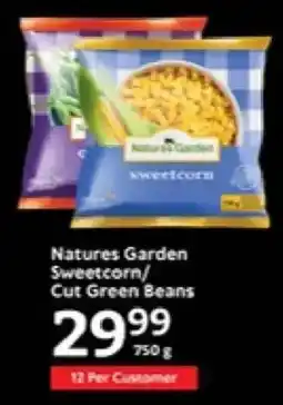 Oxford Freshmarket Natures Garden Sweetcorn/ Cut Green Beans offer