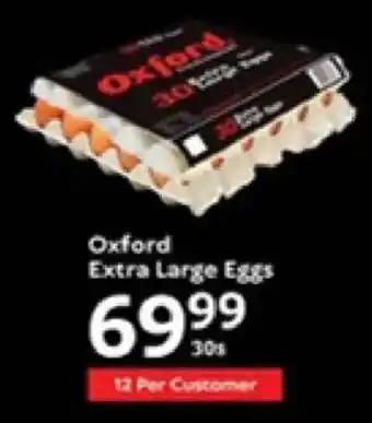 Oxford Freshmarket Oxford Extra Large Eggs offer