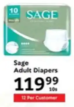 Oxford Freshmarket Sage Adult Diapers offer