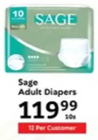 Oxford Freshmarket Sage Adult Diapers offer