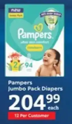 Oxford Freshmarket Pampers Jumbo Pack Diapers offer