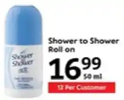 Oxford Freshmarket Shower to Shower Roll on offer