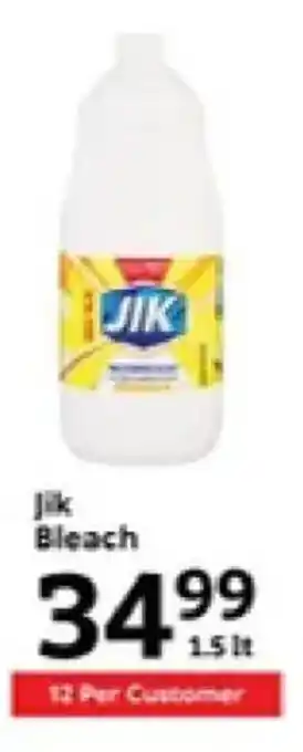 Oxford Freshmarket Jik Bleach offer