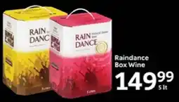 Oxford Freshmarket Raindance Box Wine offer