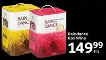 Oxford Freshmarket Raindance Box Wine offer