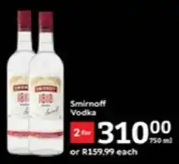 Oxford Freshmarket Smirnoff Vodka offer