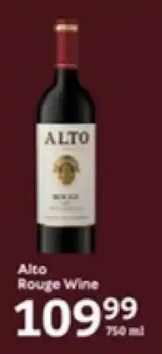 Oxford Freshmarket Alto Rouge Wine offer