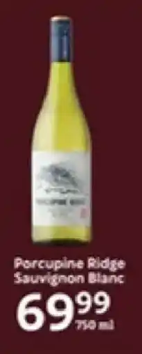 Oxford Freshmarket Porcupine Ridge Sauvignon Blanc offer