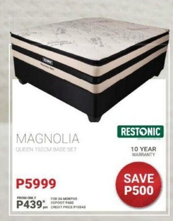 Bradlows Magnolia Queen 152cm Base Set offer