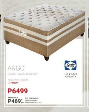 Bradlows Argo Queen 152cm Base Set offer