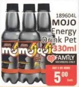 KitKat Cash and Carry Mojo Energy Drink Pet offer