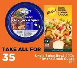 Check Star Uncle Spice Bowl and Imana Stock Cubes offer