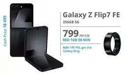 Cellucity Samsung Galaxy Z Flip7 FE 256GB 5G offer