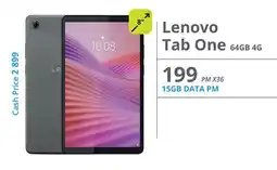 Cellucity Lenovo Tab One 64GB 4G offer