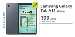Cellucity Samsung Galaxy Tab A11 64GB 4G offer