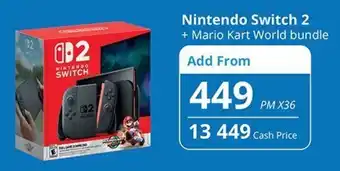 Cellucity Nintendo Switch 2 + Mario Kart World bundle offer