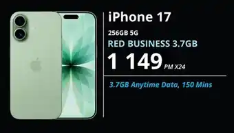 Cellucity iPhone 17 256GB 5G offer