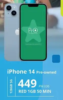 Cellucity iPhone 14 Pre-owned 128GB 5G offer