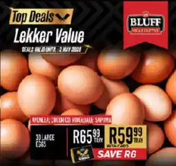 Bluff Meat Supply Large Eggs offer