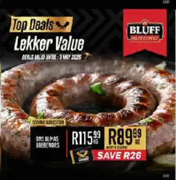 Bluff Meat Supply Bms Boerewors offer