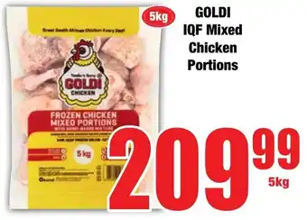 Boxer Superstores Goldi IQF Mixed Chicken Portions offer